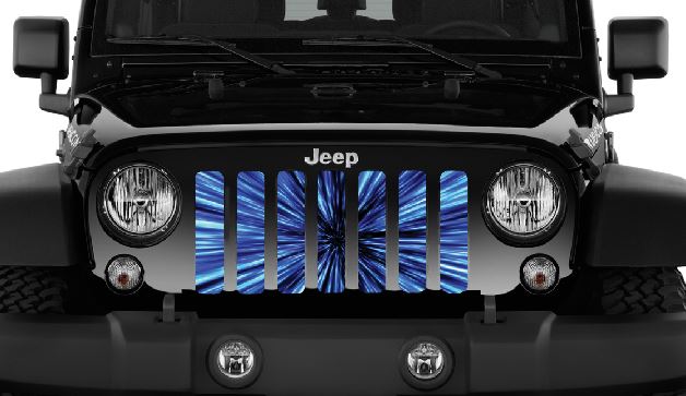 Blue Starburst Grille Insert
