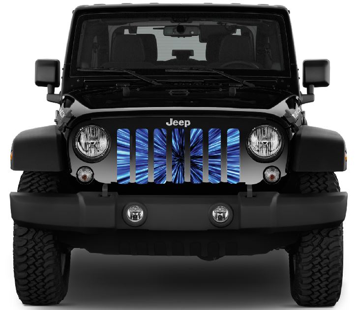 Blue Starburst Grille Insert