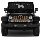 Brown Snake Skin Grille Insert