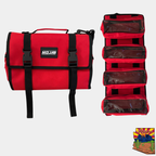 Medium Canvas Tool organizer bag with removeable pouches