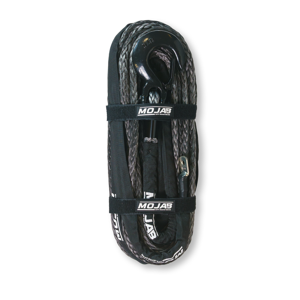 MOJAB 1/2'' x 78' Synthetic Winch Rope with Forged Hook