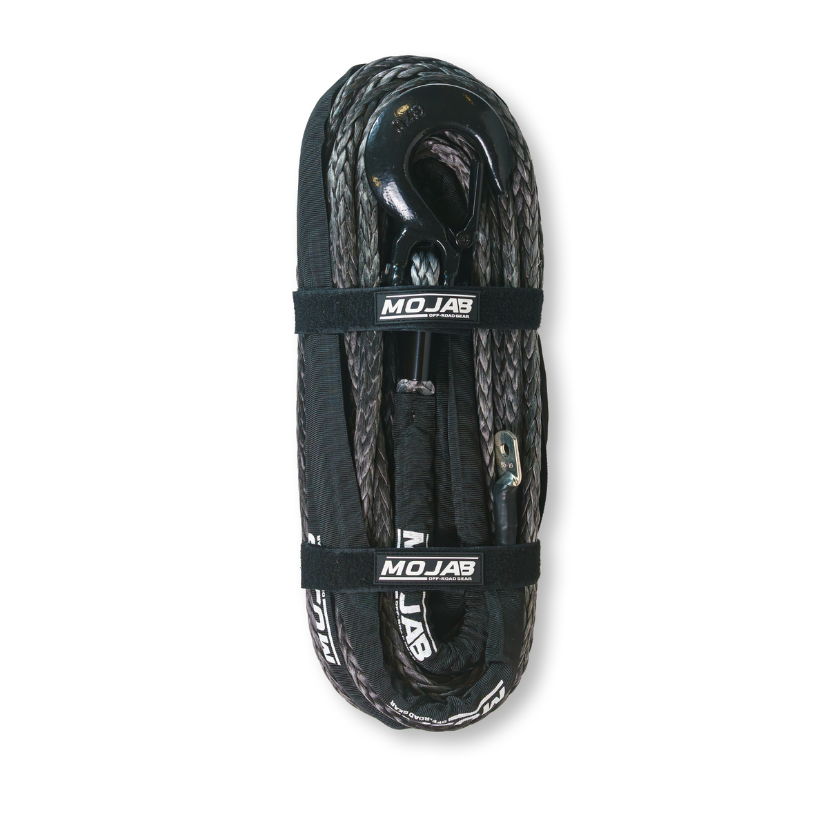 MOJAB 1/2'' x 78' Synthetic Winch Rope with Forged Hook