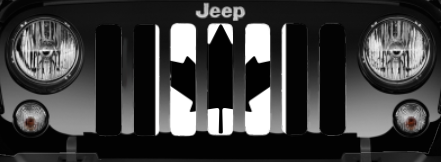 Canada, Eh? Black and White Canadian Grille Insert