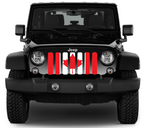 Canada, Eh? Red and White Canadian Grille Insert
