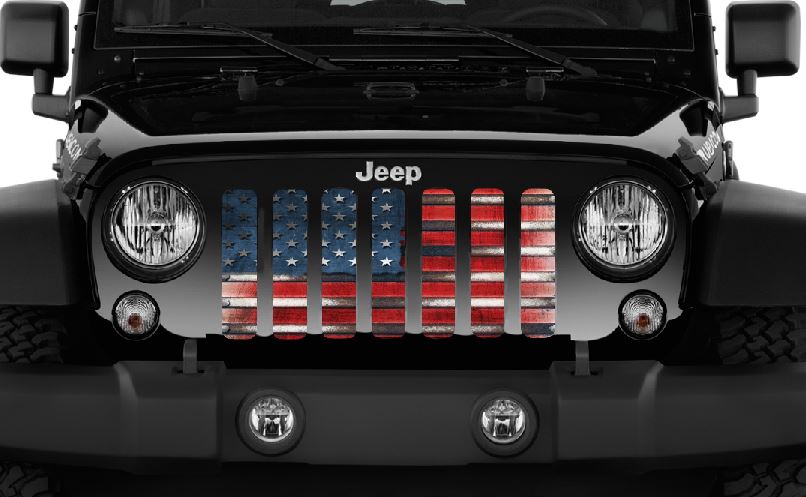 Captain America Flag Grille Insert