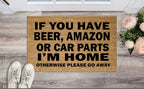 If You Have Beer, Amazon, Car Parts Funny Welcome Mat