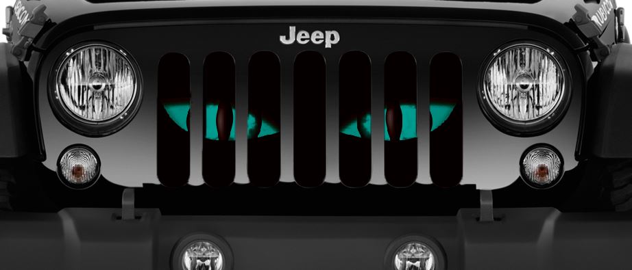 Chaos Teal Eyes Grille Insert