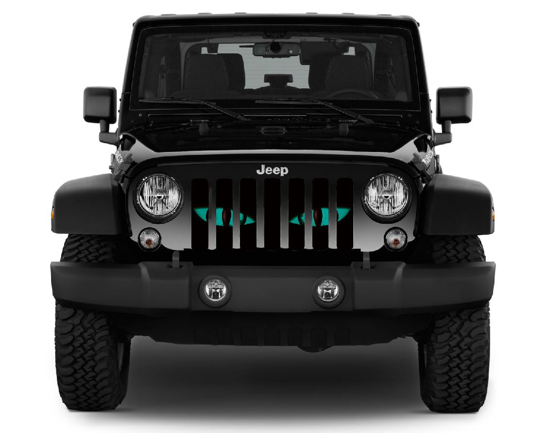 Chaos Teal Eyes Grille Insert