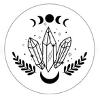 Charging My Crystals White Spare Tire Cover