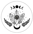 Charging My Crystals White Spare Tire Cover