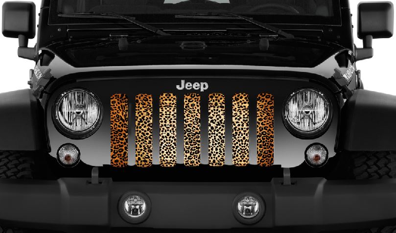 Cheetah Print Grille Insert