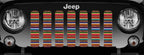 Cheetah Print Serape Grille Insert