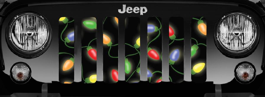 Christmas Lights Grille Insert