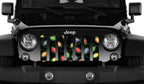 Christmas Lights Grille Insert