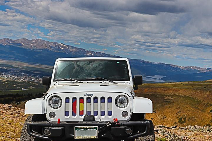 Colorado State Flag Grille Insert