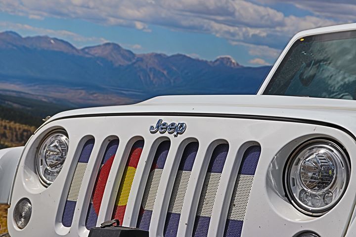 Colorado State Flag Grille Insert