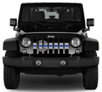 Colorado Tactical Back the Blue Grille Insert