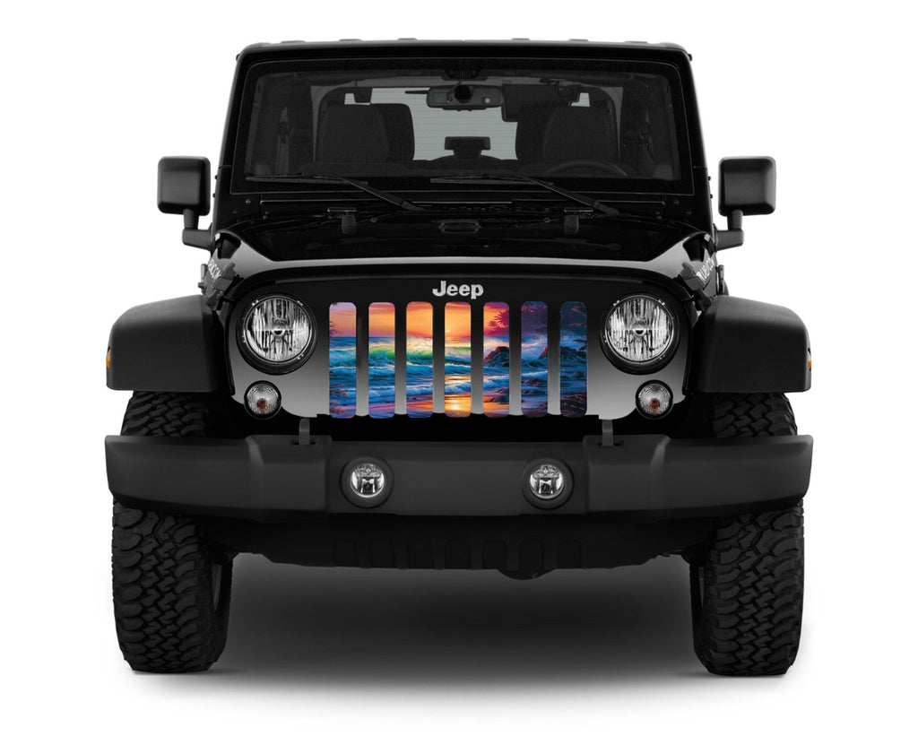 Colorful Beach Grille Insert