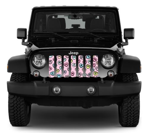 Conversation Hearts Grille Insert