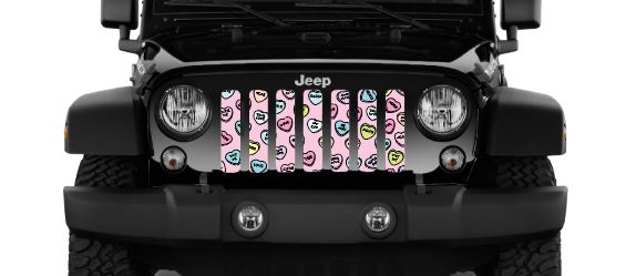 Conversation Hearts Grille Insert