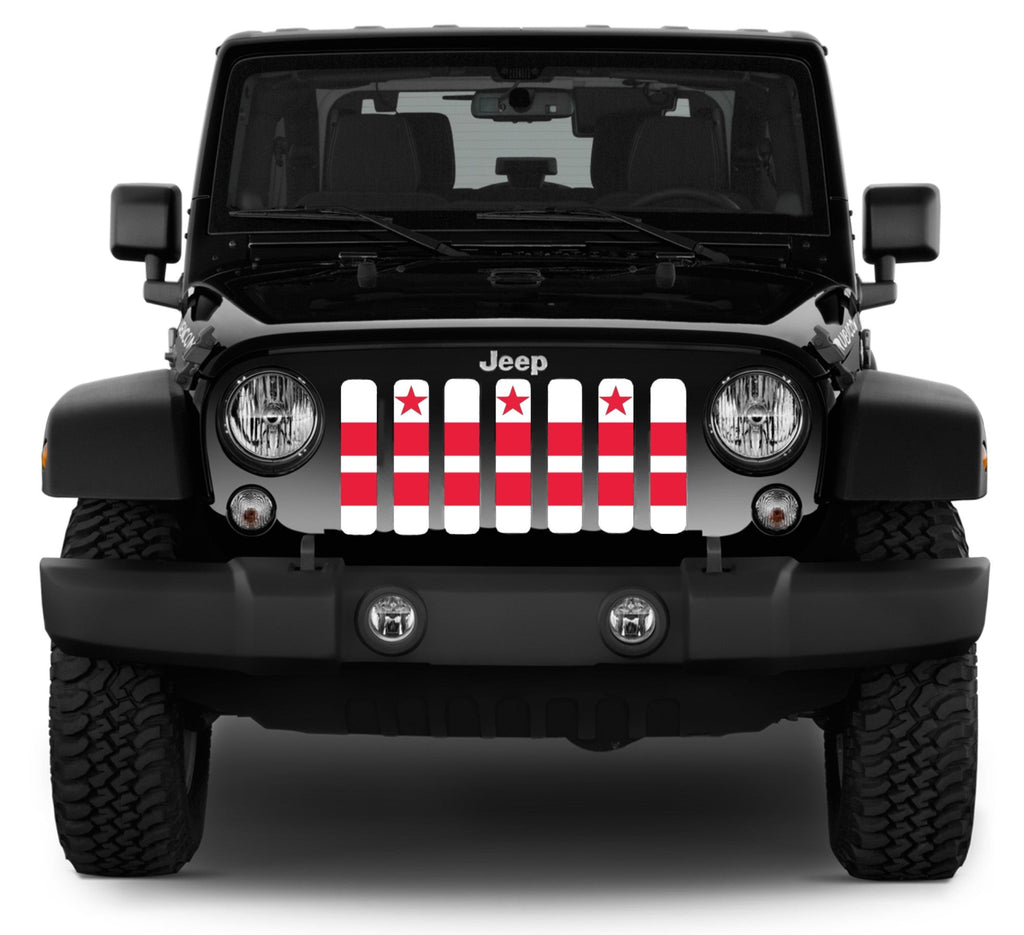 District of Columbia DC Flag Grille Insert