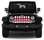 District of Columbia DC Flag Grille Insert
