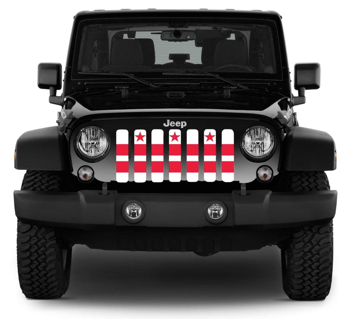 District of Columbia DC Flag Grille Insert