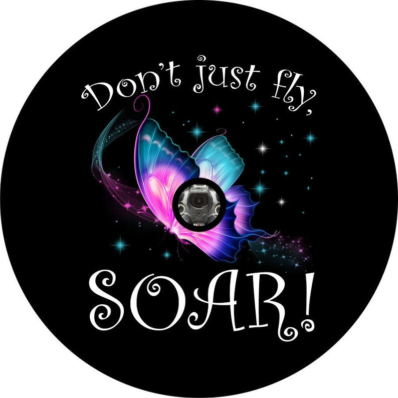 Don't Just Fly Soar Spare Tire Cover