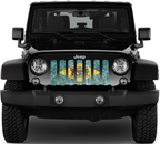 Delaware Grunge State Flag Grille Insert