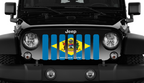 Delaware State Flag Grille Insert
