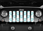 Diamonds Teal Grille Insert