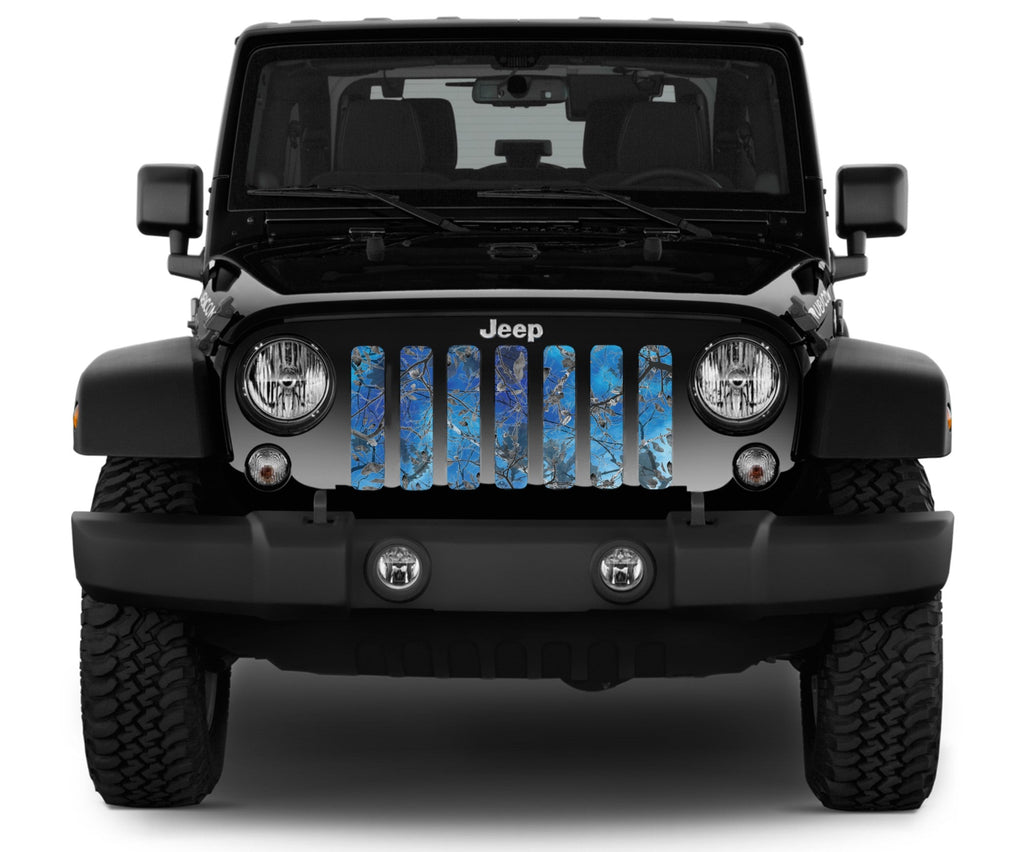 Dirty Girl Blue Undertow Camo Grille Insert