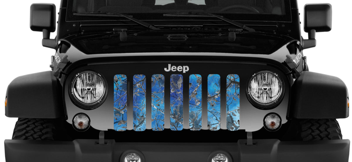 Dirty Girl Blue Undertow Camo Grille Insert