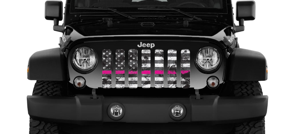 Dirty Grace Tactical Pink Line Grille Insert