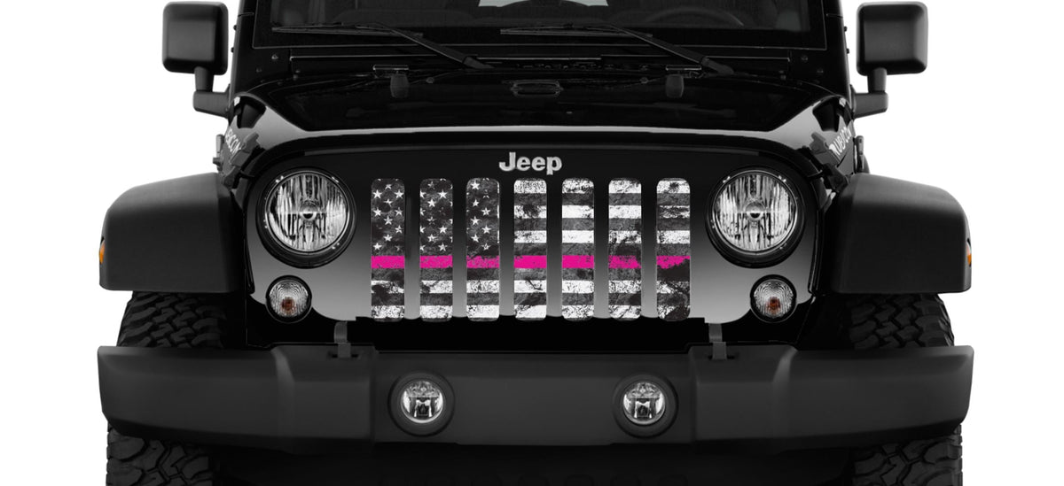 Dirty Grace Tactical Pink Line Grille Insert
