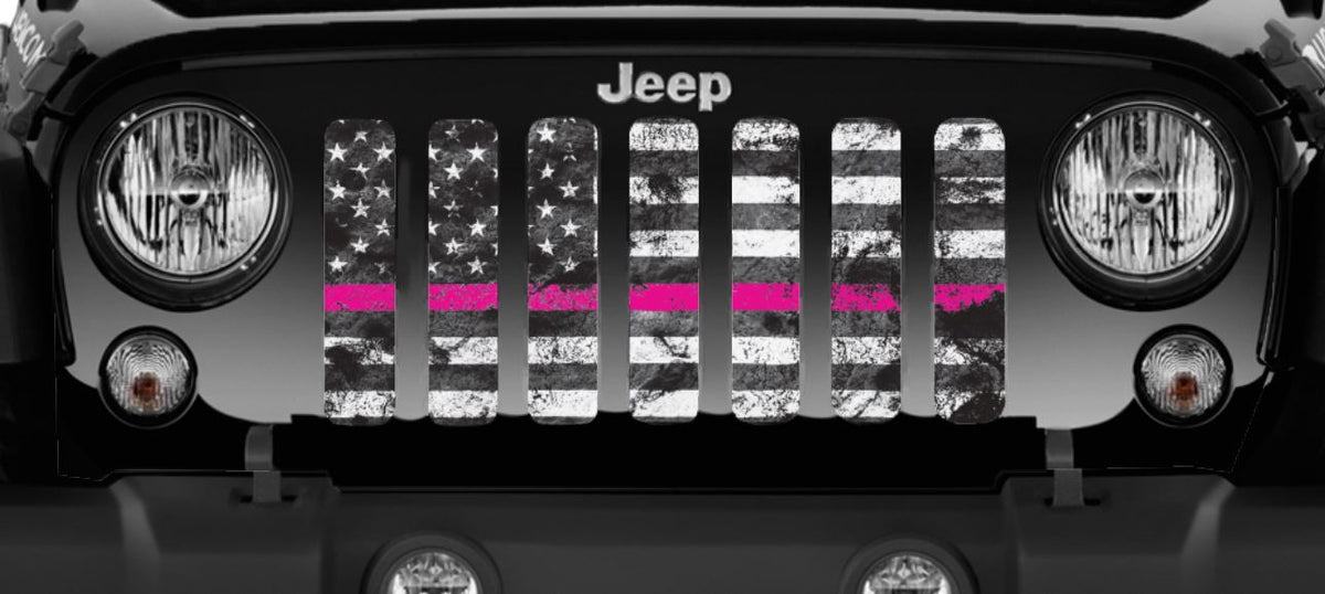 Dirty Grace Tactical Pink Line Grille Insert