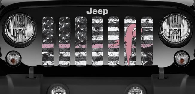 Dirty Grace Tactical Pink Ribbon Grille Insert