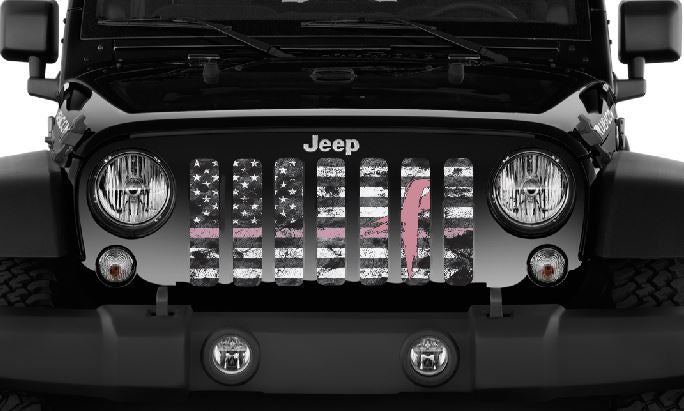 Dirty Grace Tactical Pink Ribbon Grille Insert