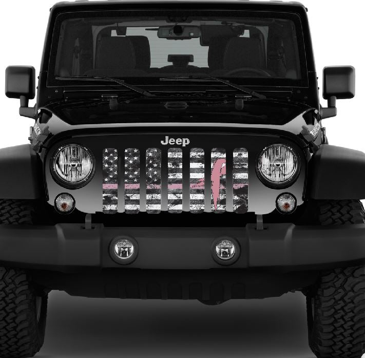 Dirty Grace Tactical Pink Ribbon Grille Insert
