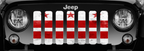 District of Columbia DC Grunge State Flag Grille Insert