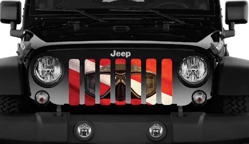 Diver Down - Scuba Mask Grille Insert
