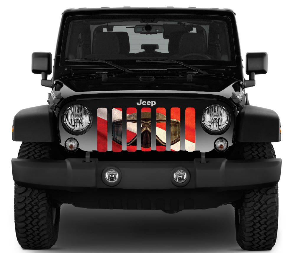 Diver Down - Scuba Mask Grille Insert