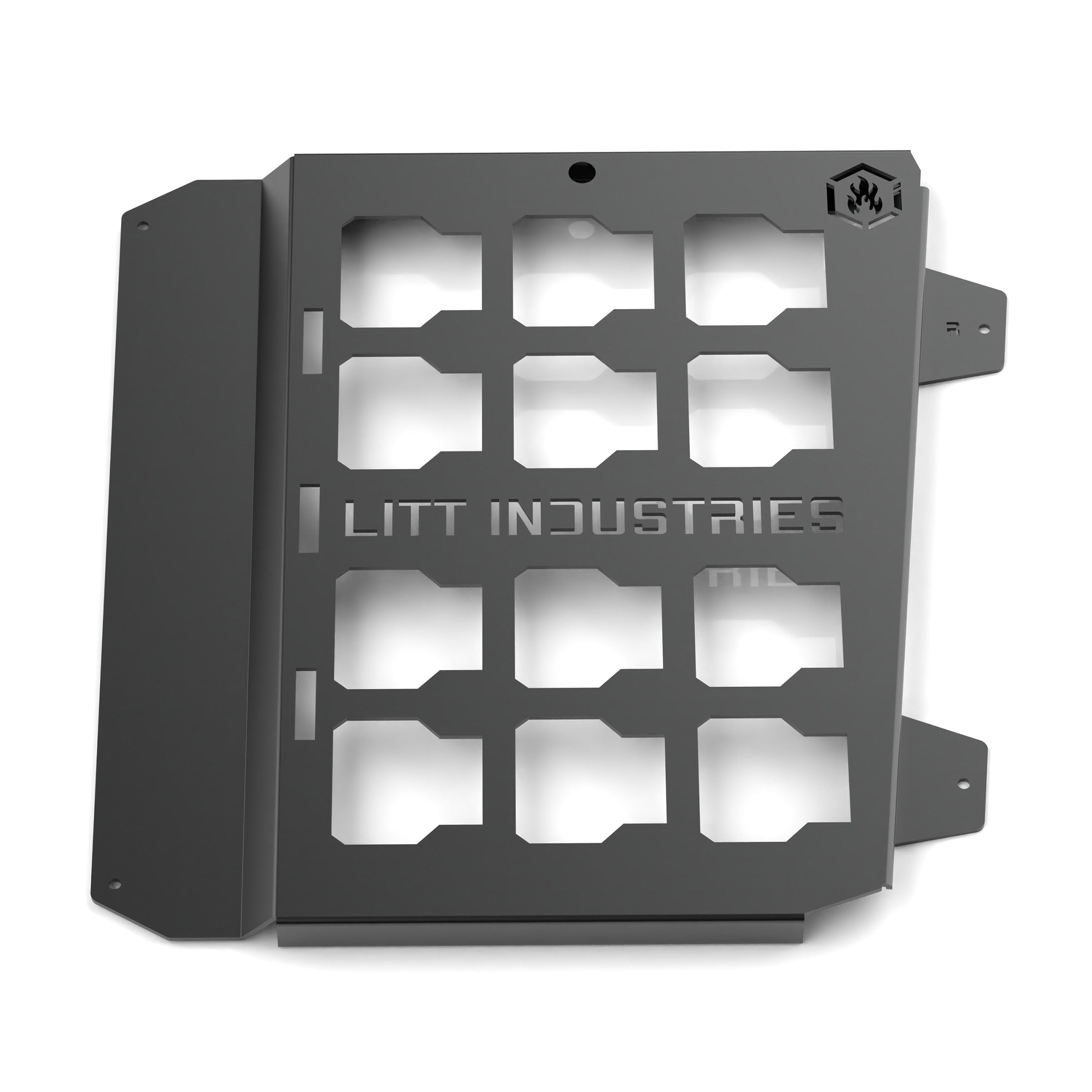 Litt Industries heavy duty milwaukee packout mount rzr general rgr driver and passenger side toolbox mount Polaris RZR General aisi cold rolled carbon steel the best toolbox mounts