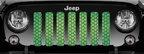 Dragon Scales Green Fleck Grille Insert
