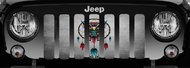 Dream Catcher Owl Grille Insert