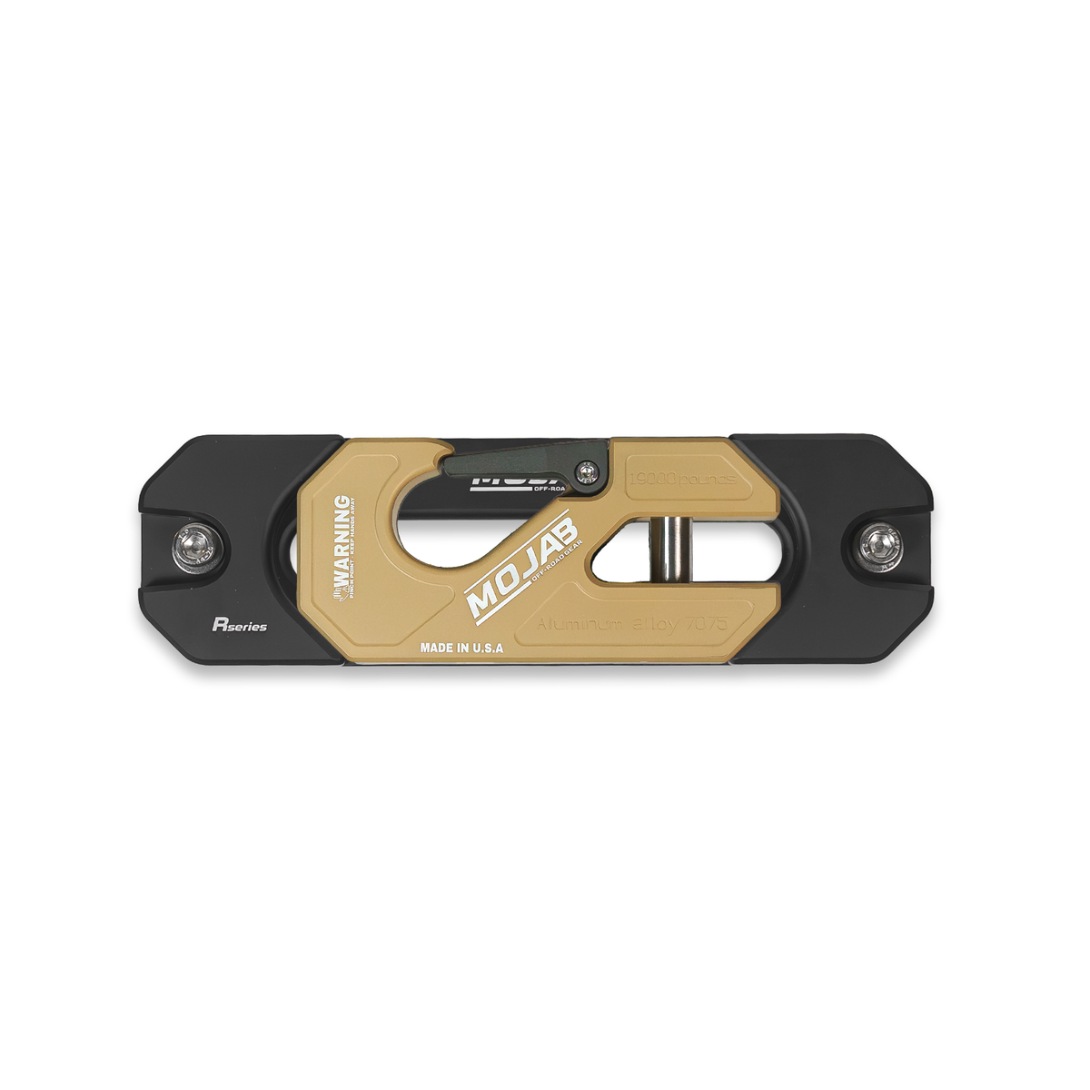 MOJAB Aluminum Recessed Winch Shackle with Fairlead Kit