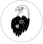 Eagle Constellation White Spare Tire Cover