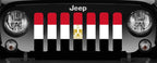 Egyptian Flag Grille Insert