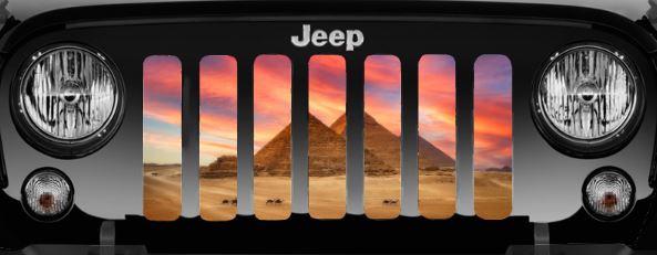 Egyptian Pyramids Print Grille Insert