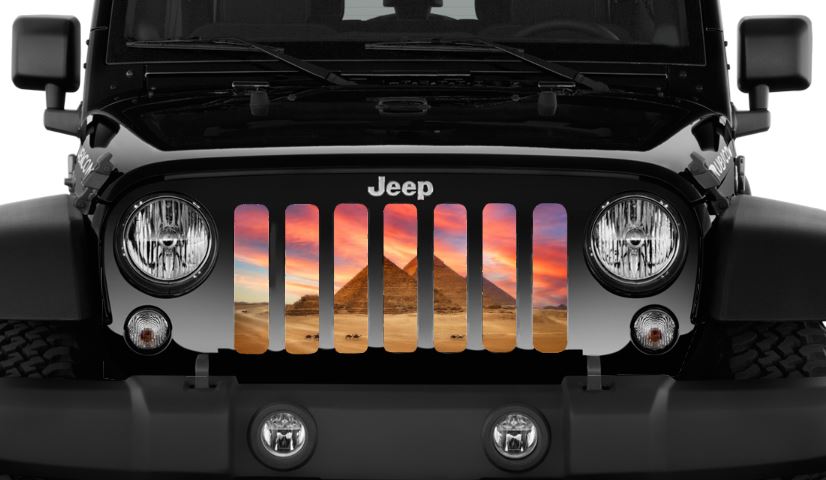 Egyptian Pyramids Print Grille Insert